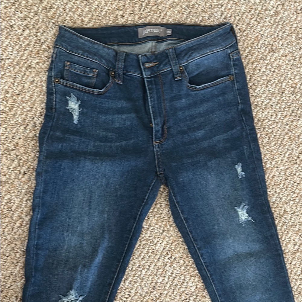 Just USA Blue Distressed Women's Jeans